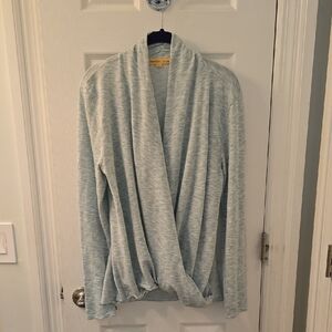 Wrap Sweater with Shawl Collar (#4)